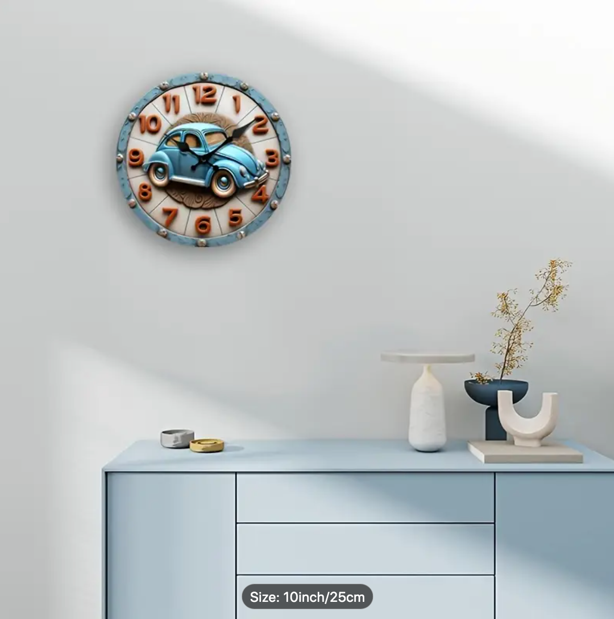 Cartoon Car Wall Watch