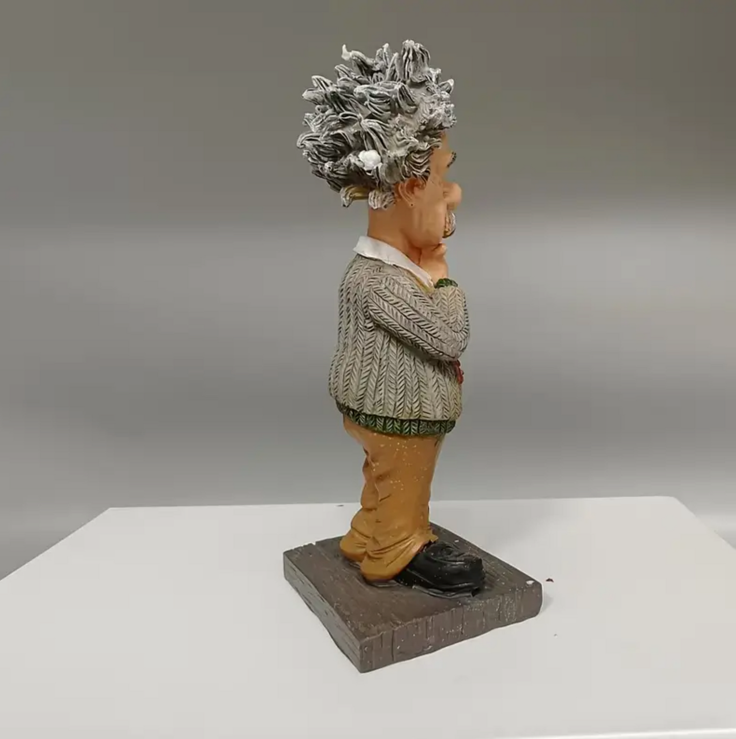 Enlightened Scientist Resin Figurine