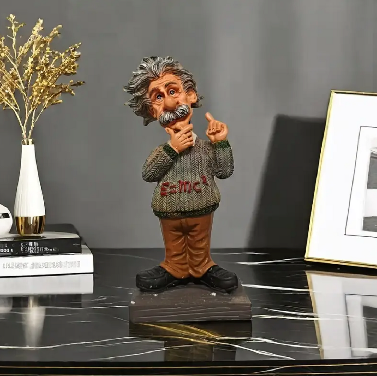 Enlightened Scientist Resin Figurine