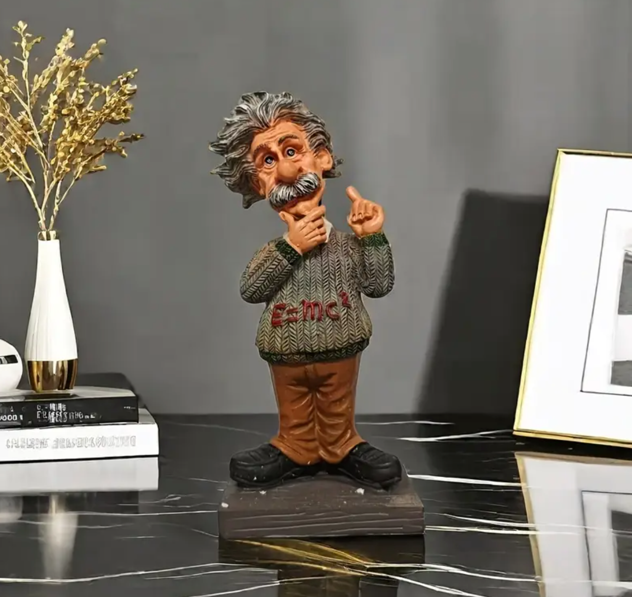 Enlightened Scientist Resin Figurine