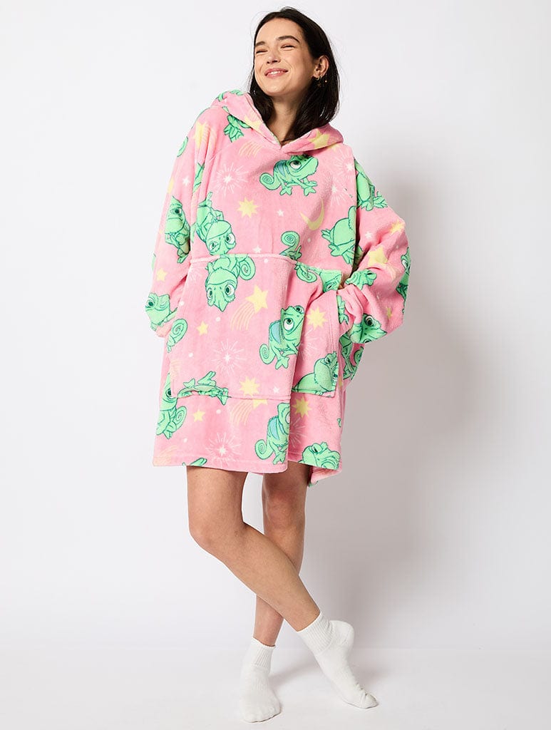 DISNEY PASCAL BLANKET HOODIE IN PINK
