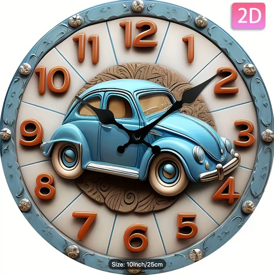 Cartoon Car Wall Watch