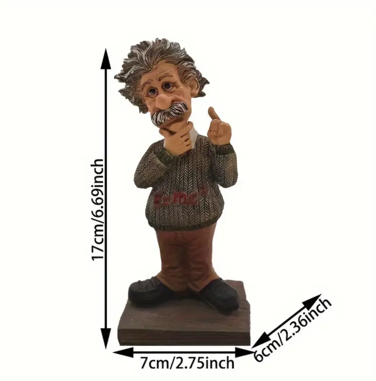 Enlightened Scientist Resin Figurine